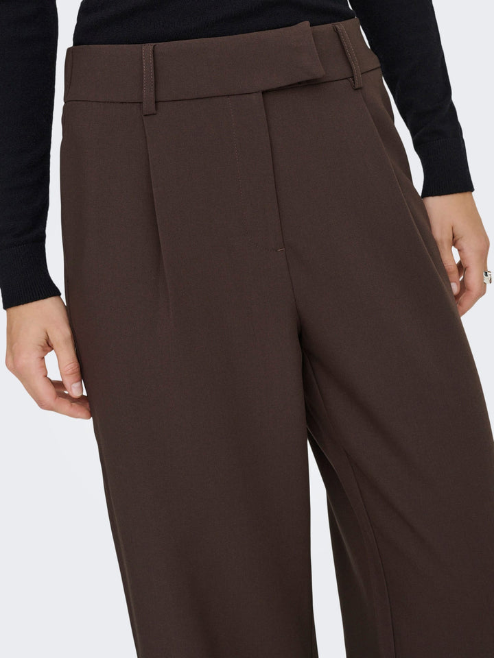 Only 15371114 Linda-raven lange broek dames bruin - L32