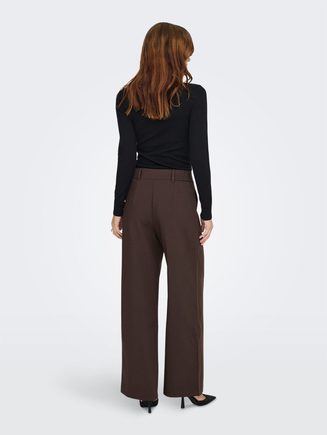 Only 15371114 Linda-raven lange broek dames bruin - L32