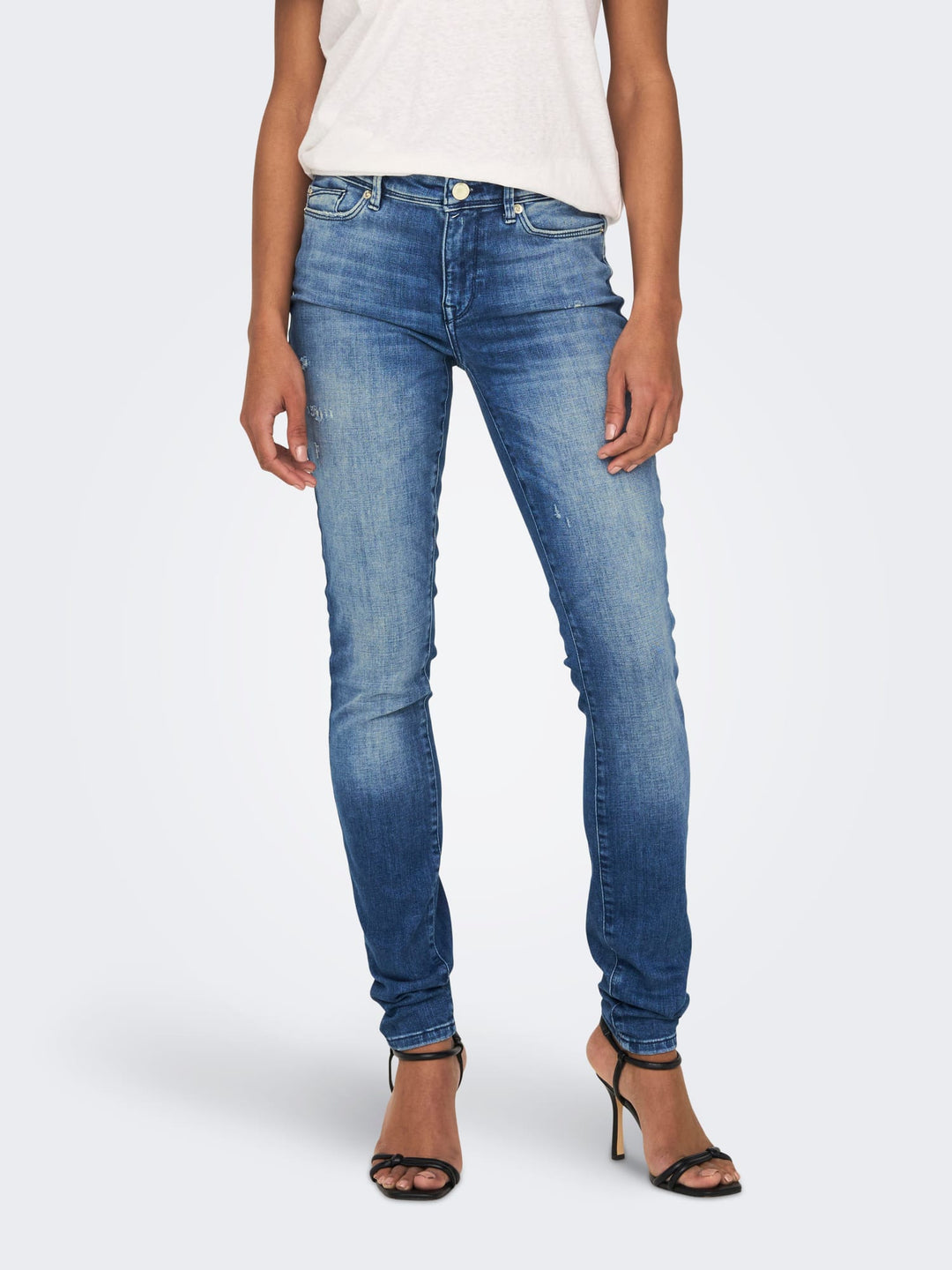 Only 15237326 SHAPE jeans skinny fit dames – blue denim - L30
