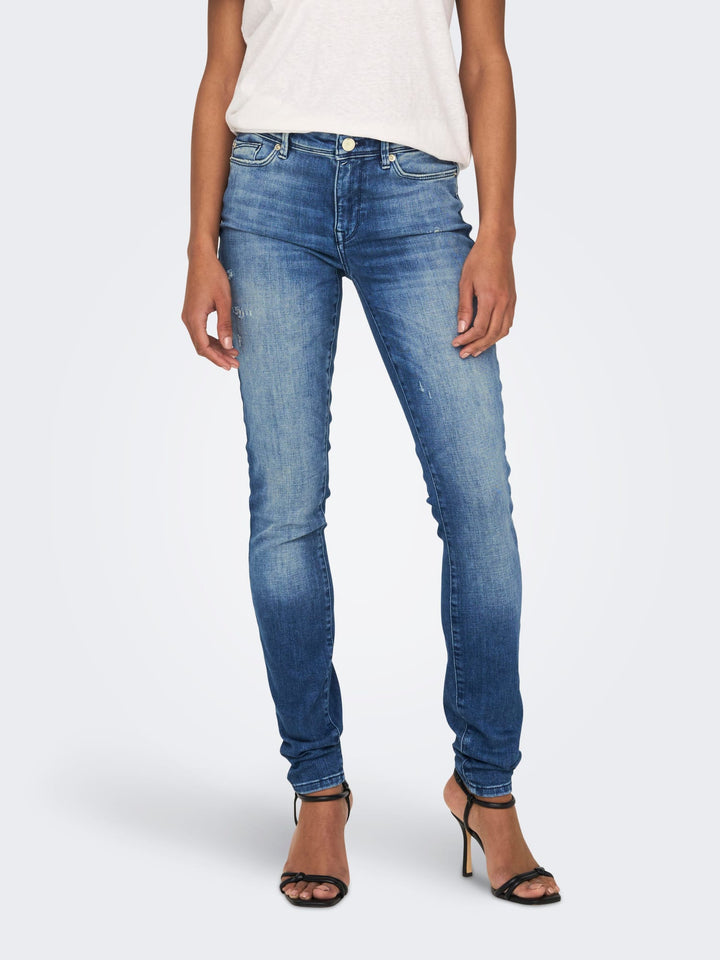 Only 15237326 SHAPE jeans skinny fit dames – blue denim - L30