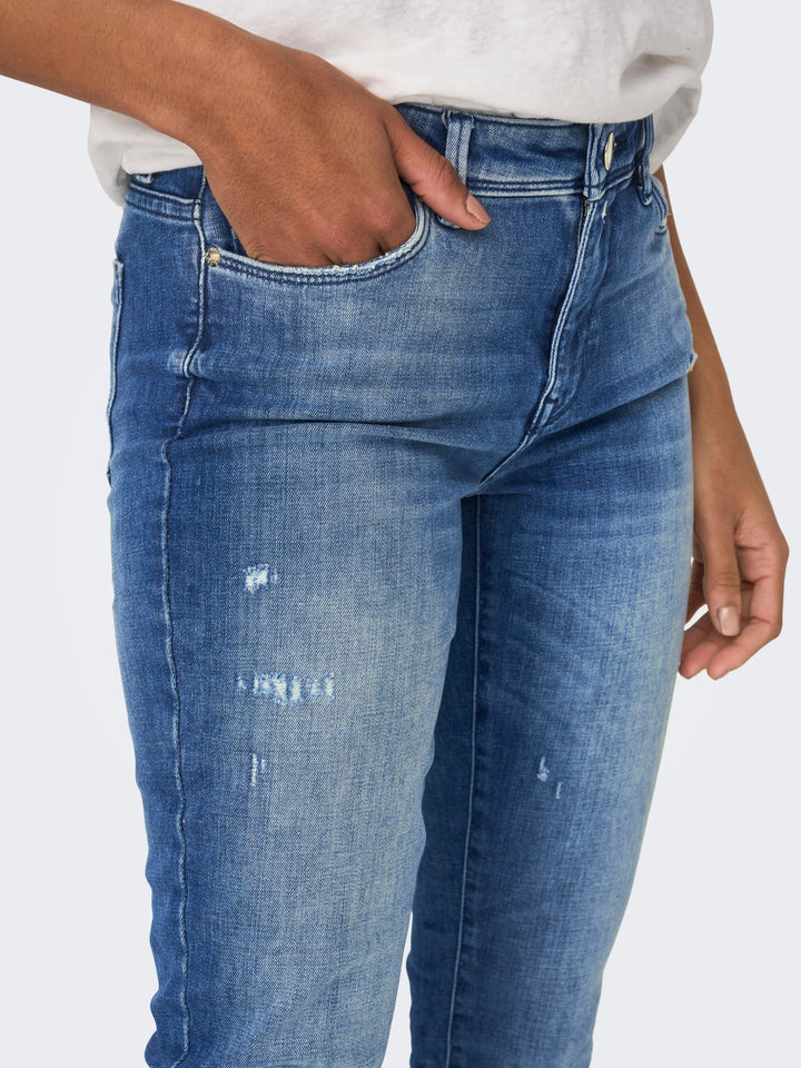 Only 15237326 SHAPE jeans skinny fit dames – blue denim - L30