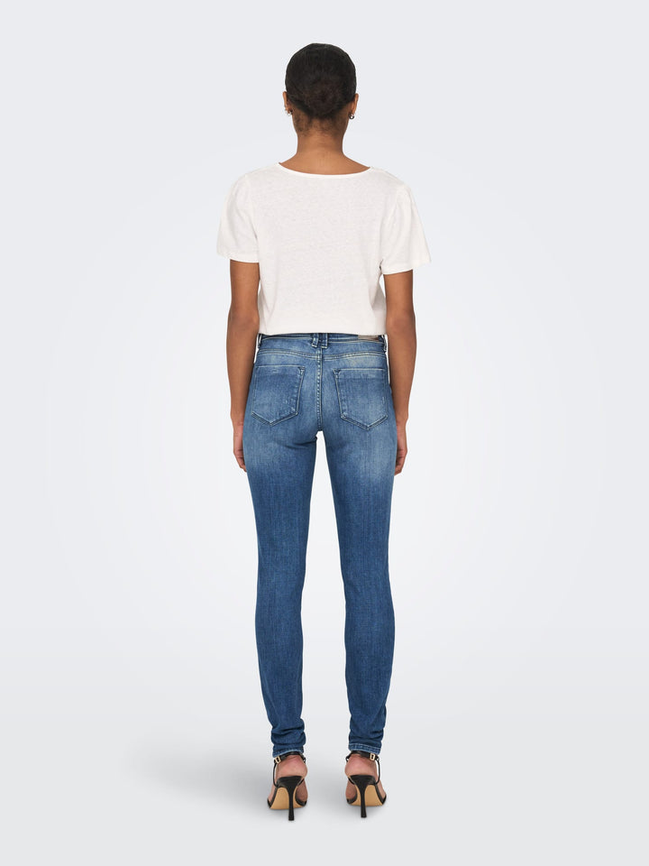 Only 15237326 SHAPE jeans skinny fit dames – blue denim - L30