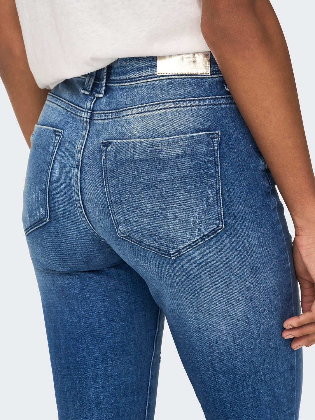 Only 15237326 SHAPE jeans skinny fit dames – blue denim - L30