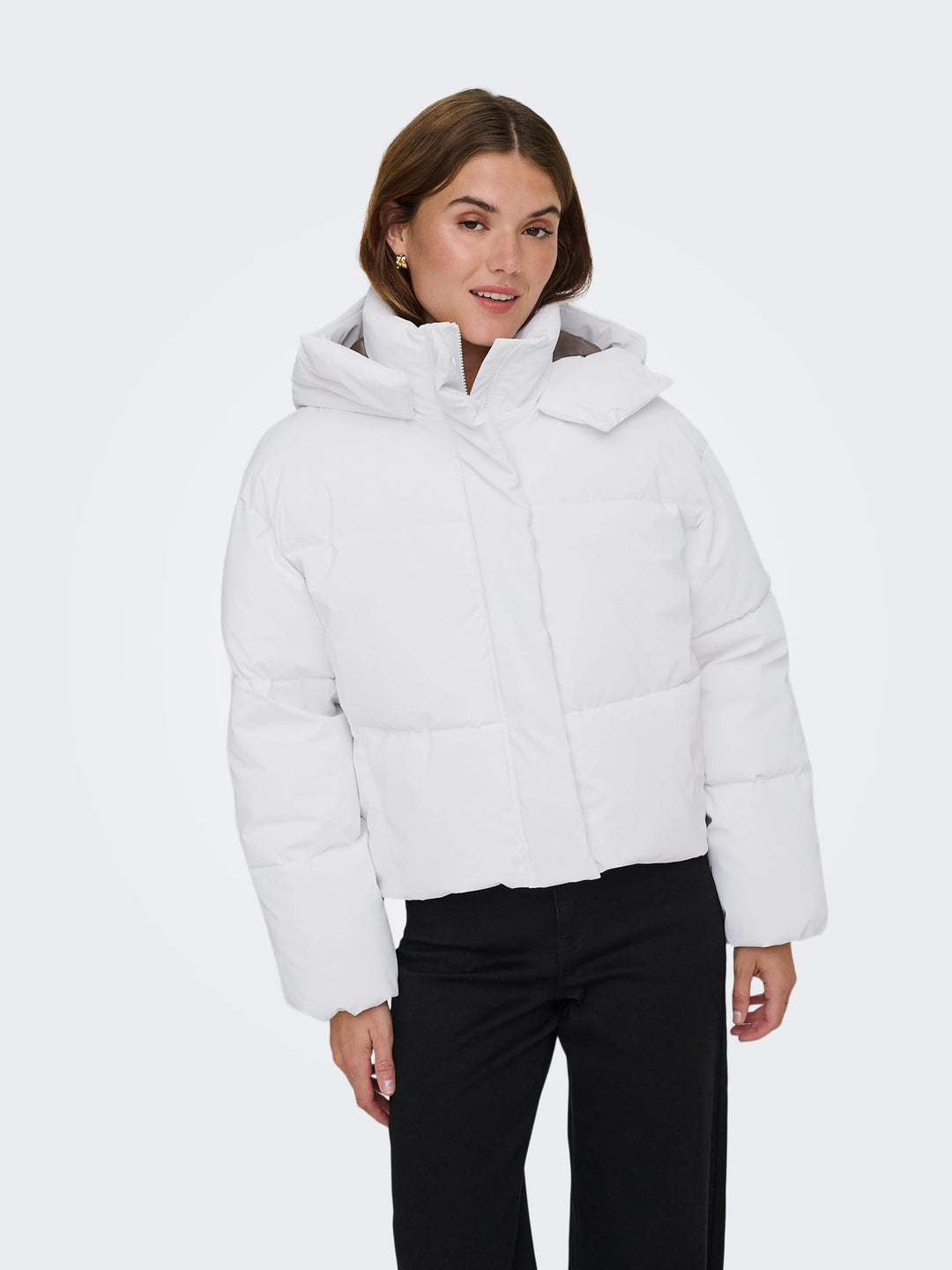 Only Dixie winterjas dames – wit
