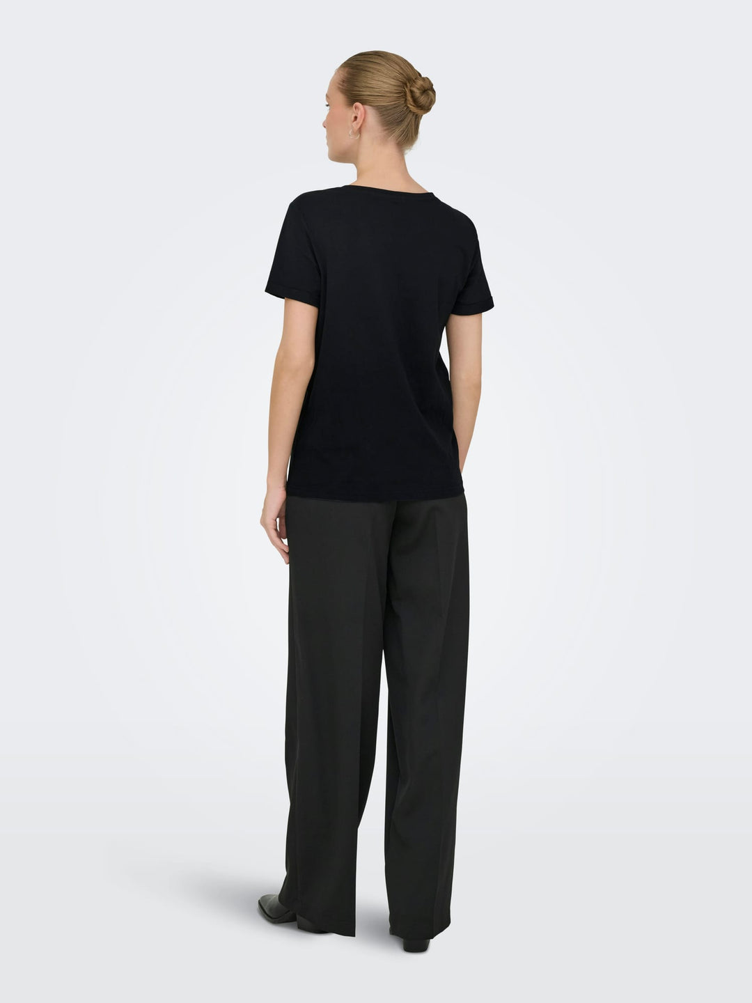 Only Vica T-shirt zwart – dames