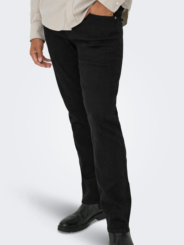 ONLY & SONS Weft jeans black denim – heren