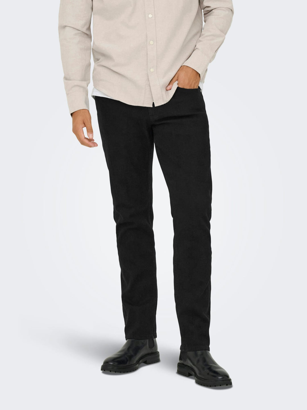 ONLY & SONS Weft jeans black denim – heren