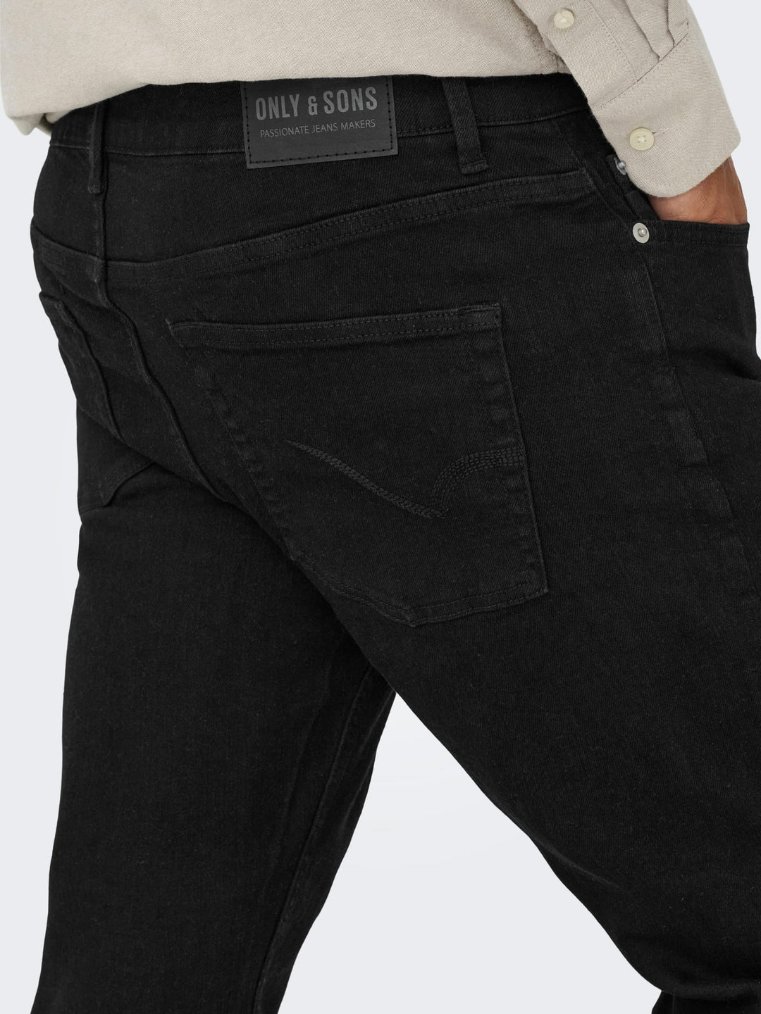 ONLY & SONS Weft jeans black denim – heren