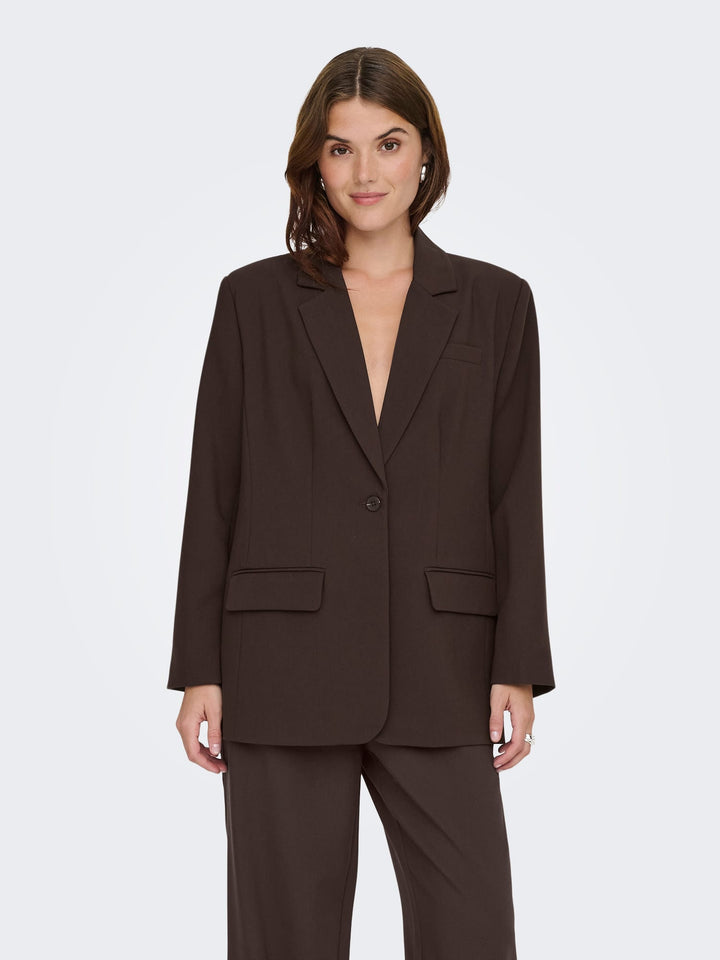 Only blazer dames bruin – Linda