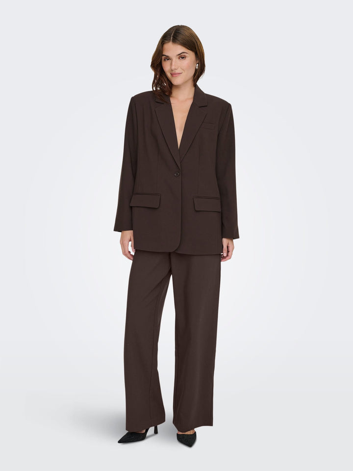 Only blazer dames bruin – Linda