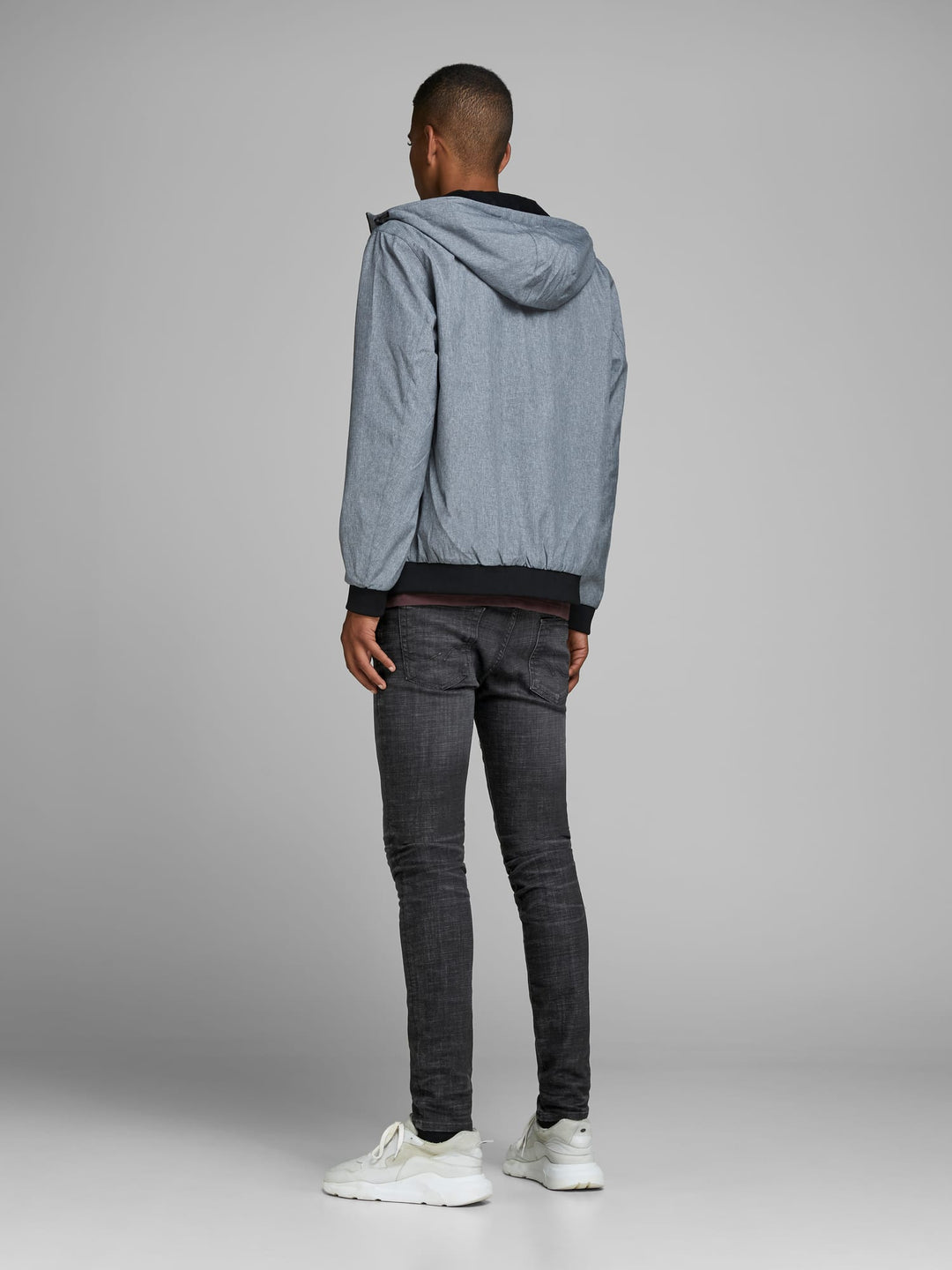Jack & Jones JJILIAM JJORIGINAL skinny fit jeans zwart – heren - Black Denim - 32