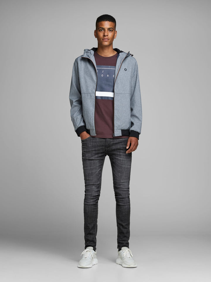 Jack & Jones JJILIAM JJORIGINAL skinny fit jeans zwart – heren - Black Denim - 32