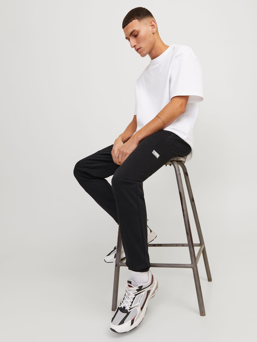 Jack & Jones JPSTWILL AIR SWEAT PANTS NOOS – heren joggingbroek - Zwart