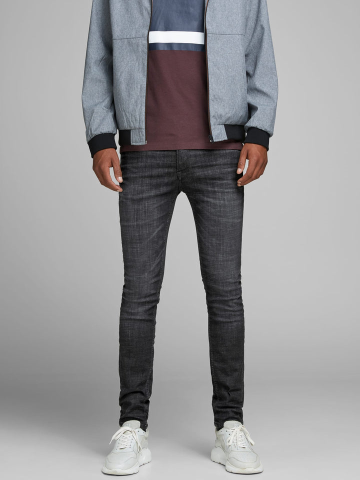Jack & Jones JJILIAM JJORIGINAL skinny fit jeans zwart – heren - Black Denim - 32
