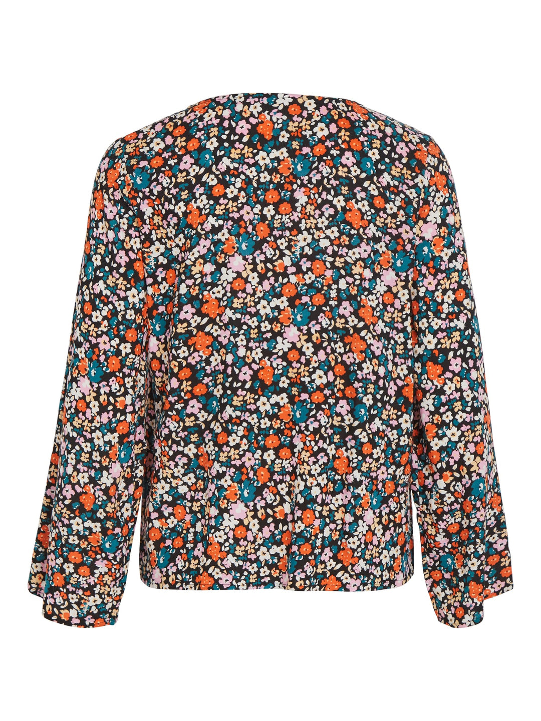 Vila Palina blouse zwart dessin – dames top