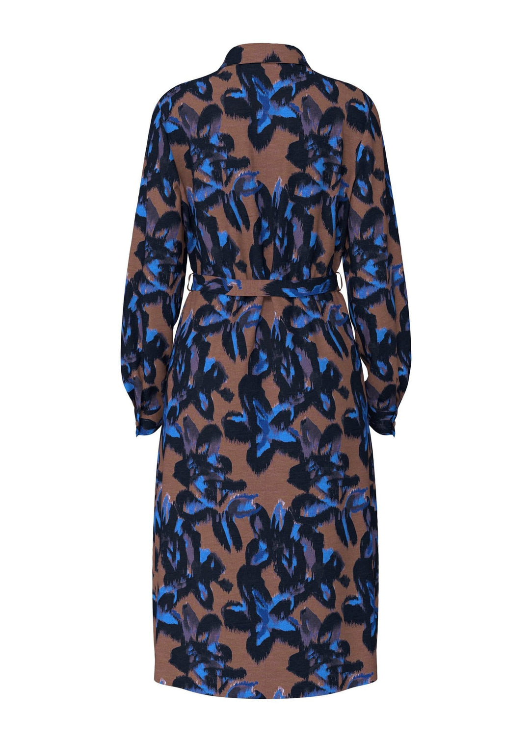 Vila Dogma blousejurk bruin dessin – dames
