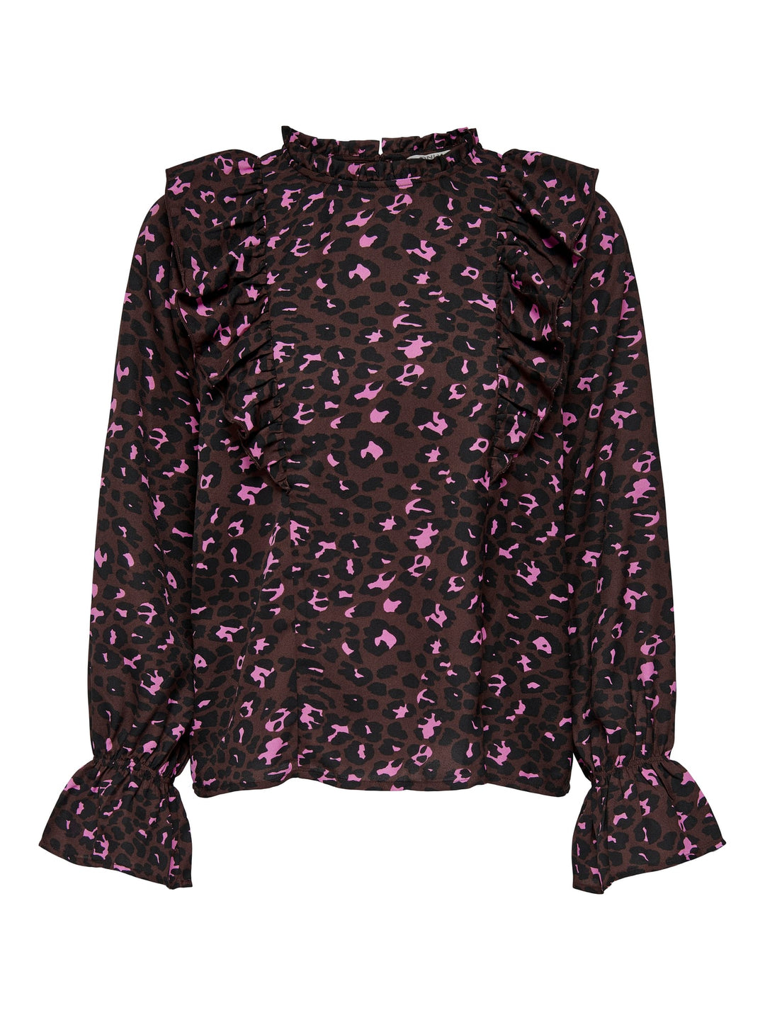Only Rylee top bruin dessin – dames