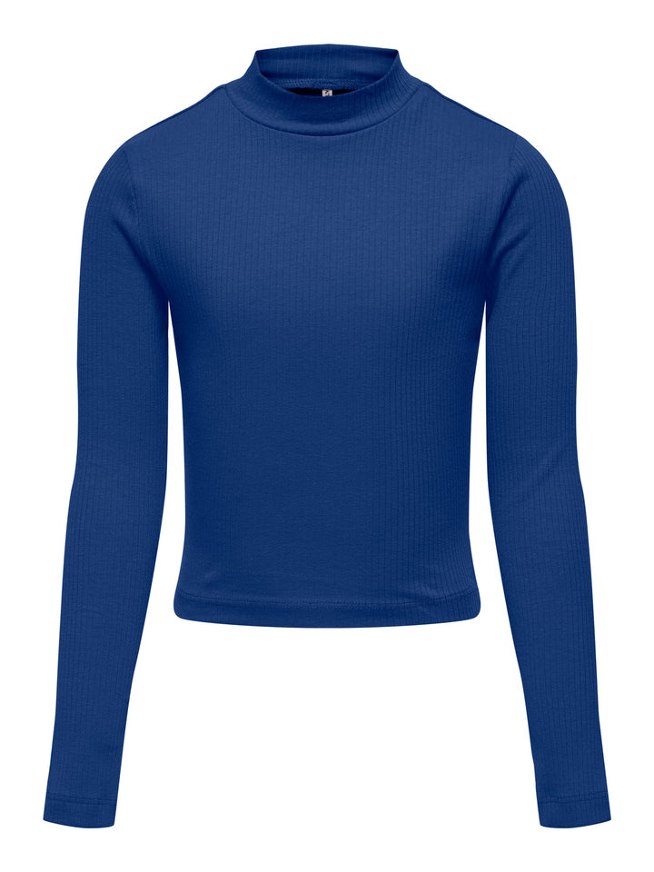 Kids Only Linea t-shirt l/m kobalt – meisjes