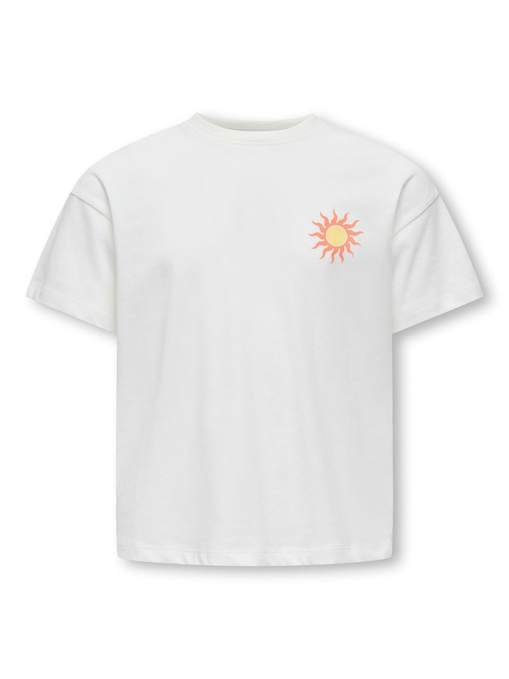 Kids Only Soli T-shirt off-white – meisjes