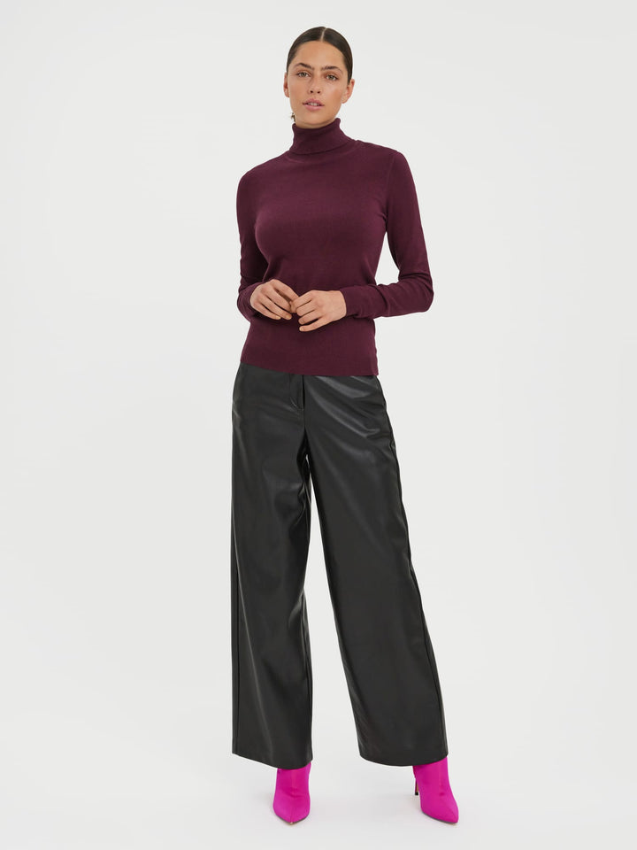 VERO MODA 10231630 Glory trui dames bordeaux