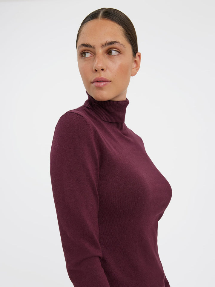 VERO MODA 10231630 Glory trui dames bordeaux