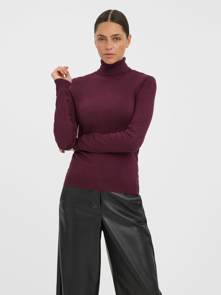 VERO MODA 10231630 Glory trui dames bordeaux