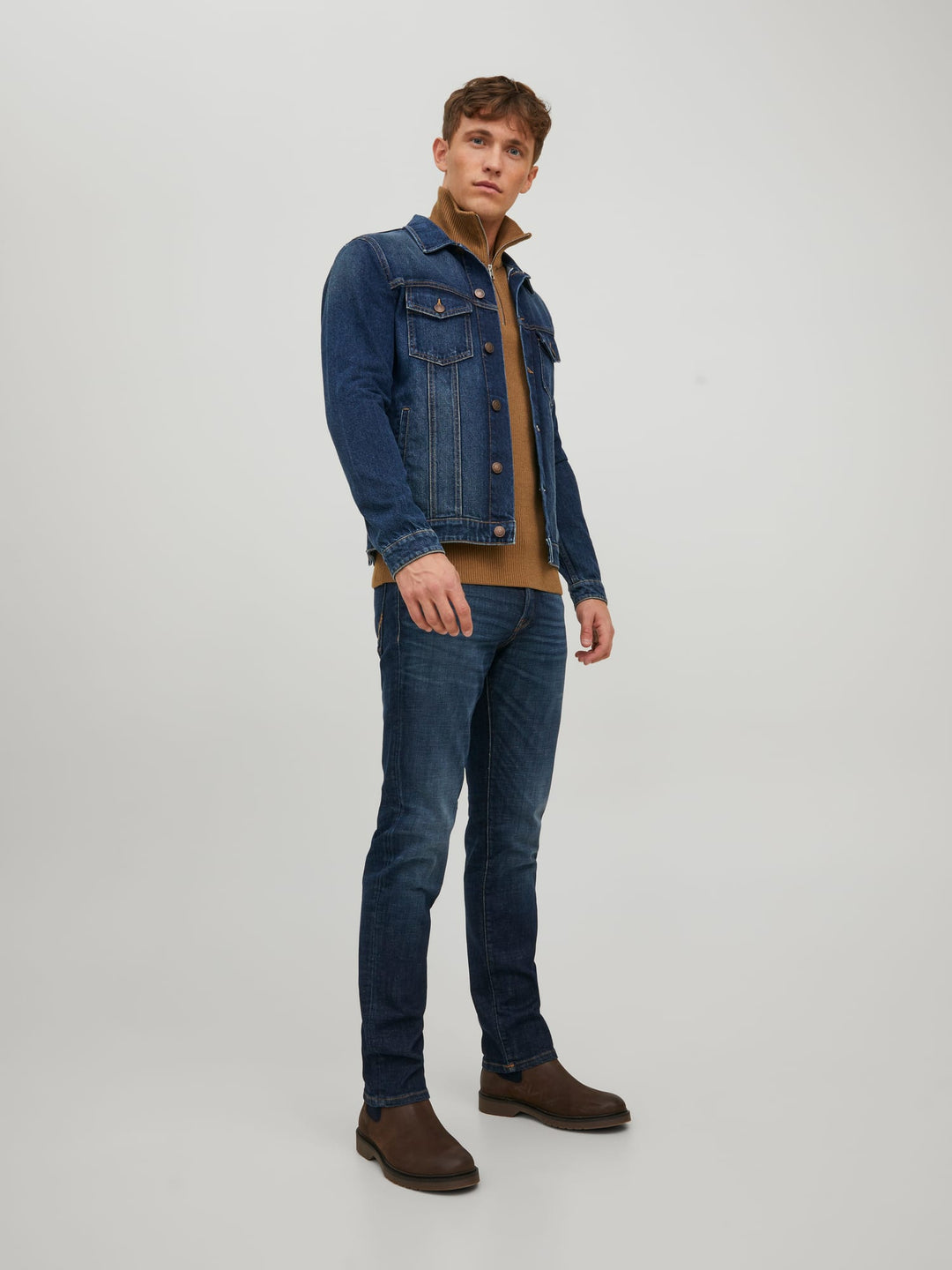 Jack & Jones Tim slim fit jeans blauw denim – heren - Blue Denim - L32