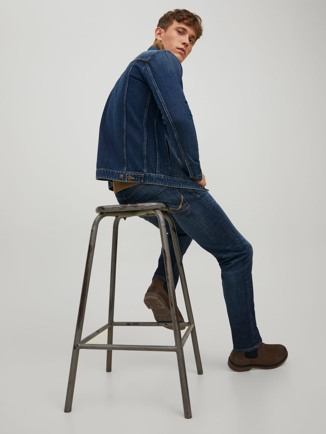 Jack & Jones Tim slim fit jeans blauw denim – heren - Blue Denim - L32
