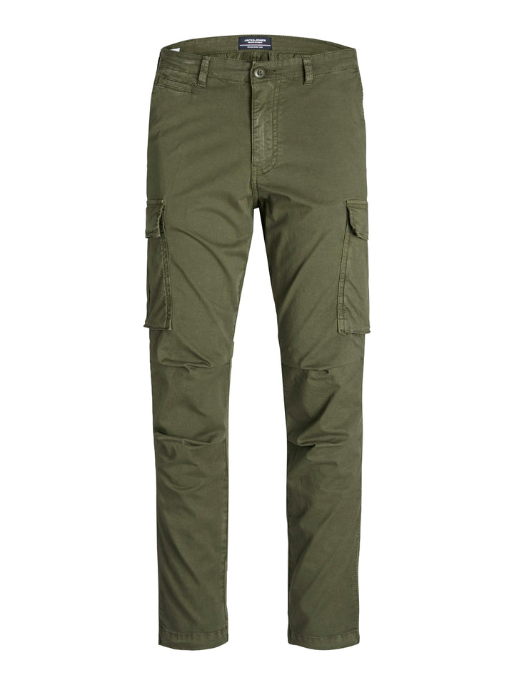 Jack & Jones Stace cargo broek army – heren - L32