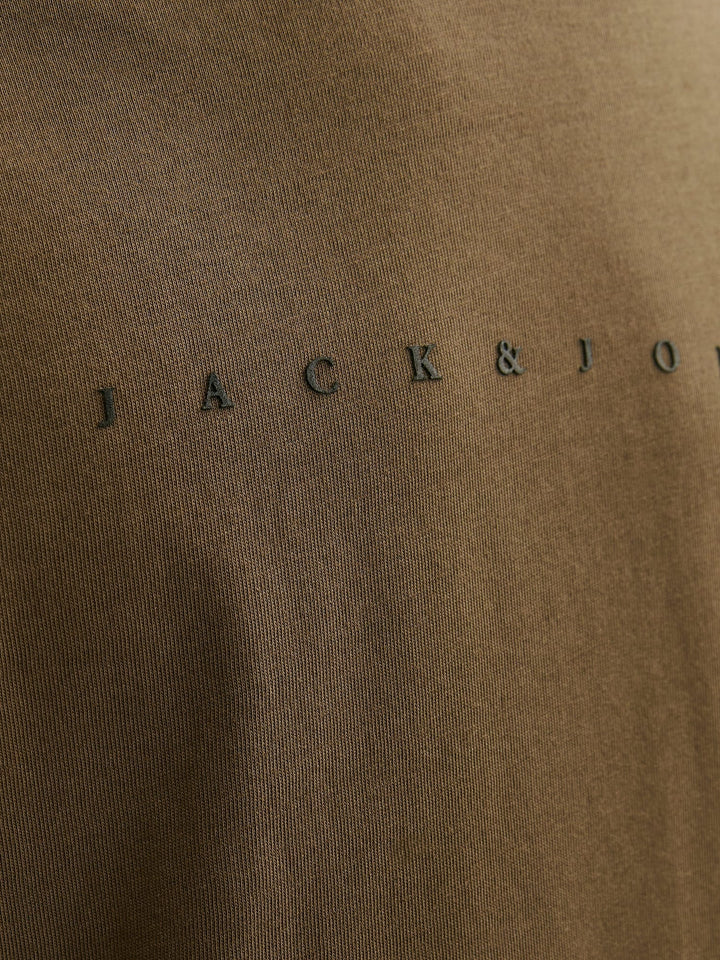Jack & Jones Kids T-shirt bruin – jongens