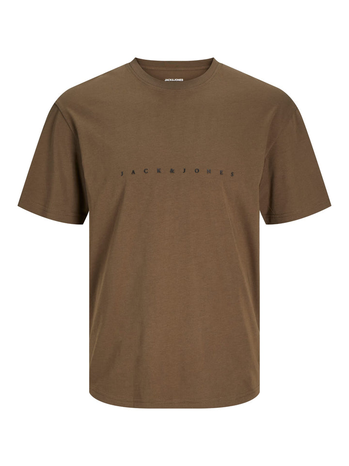 Jack & Jones Kids T-shirt bruin – jongens