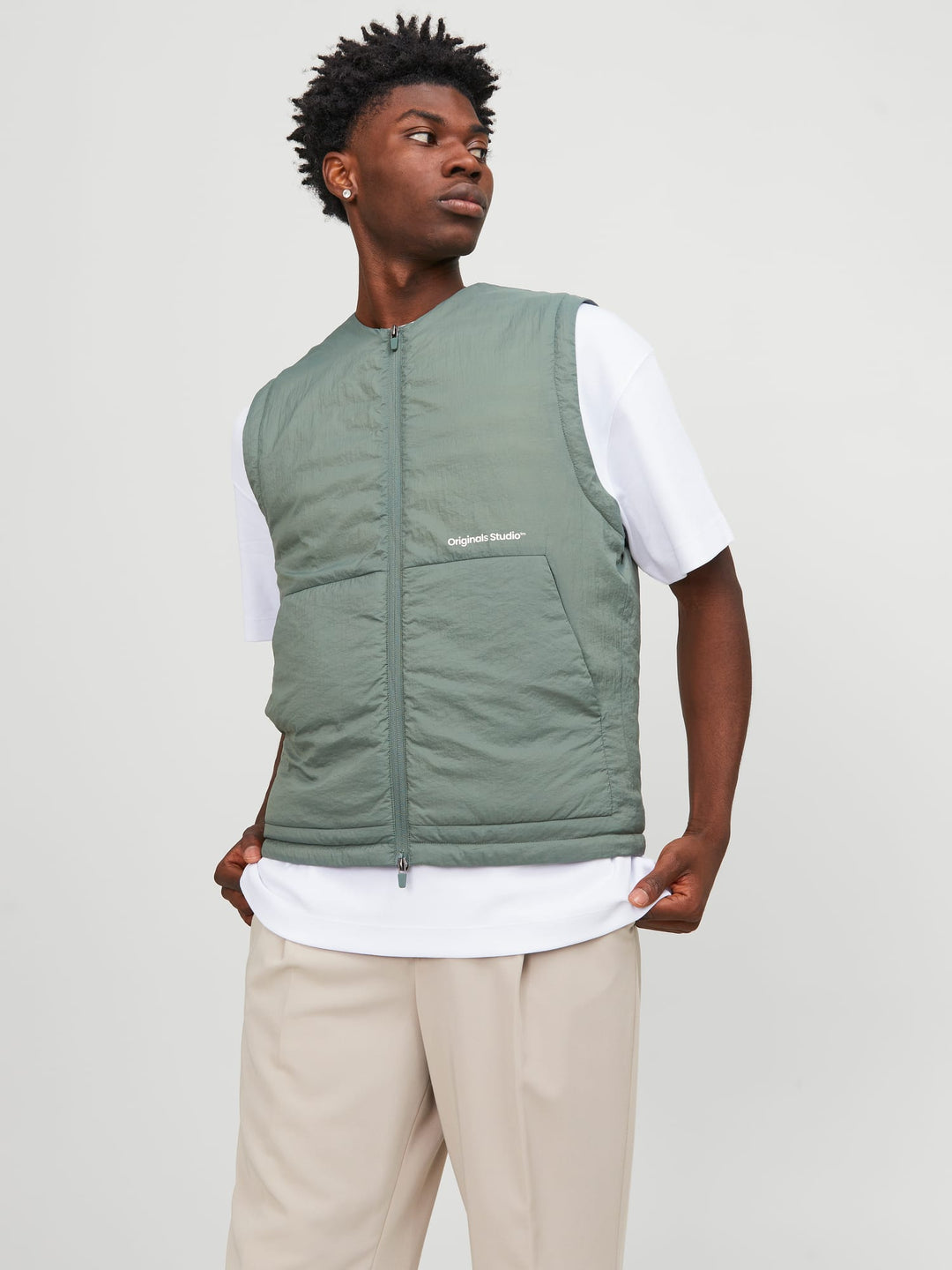 Jack & Jones Vesterbro bodywarmer olijf – heren