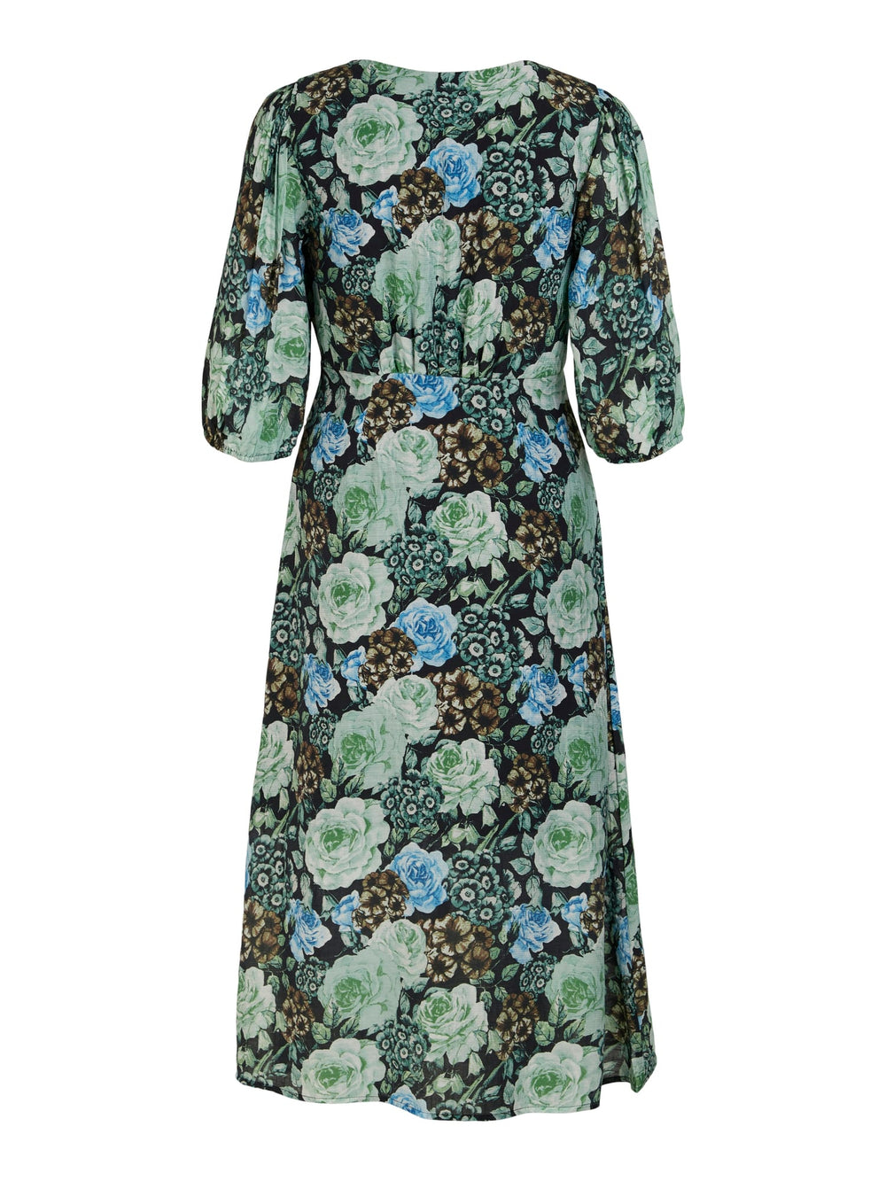 Object Collectors Item Didi midi jurk zwart dessin – dames