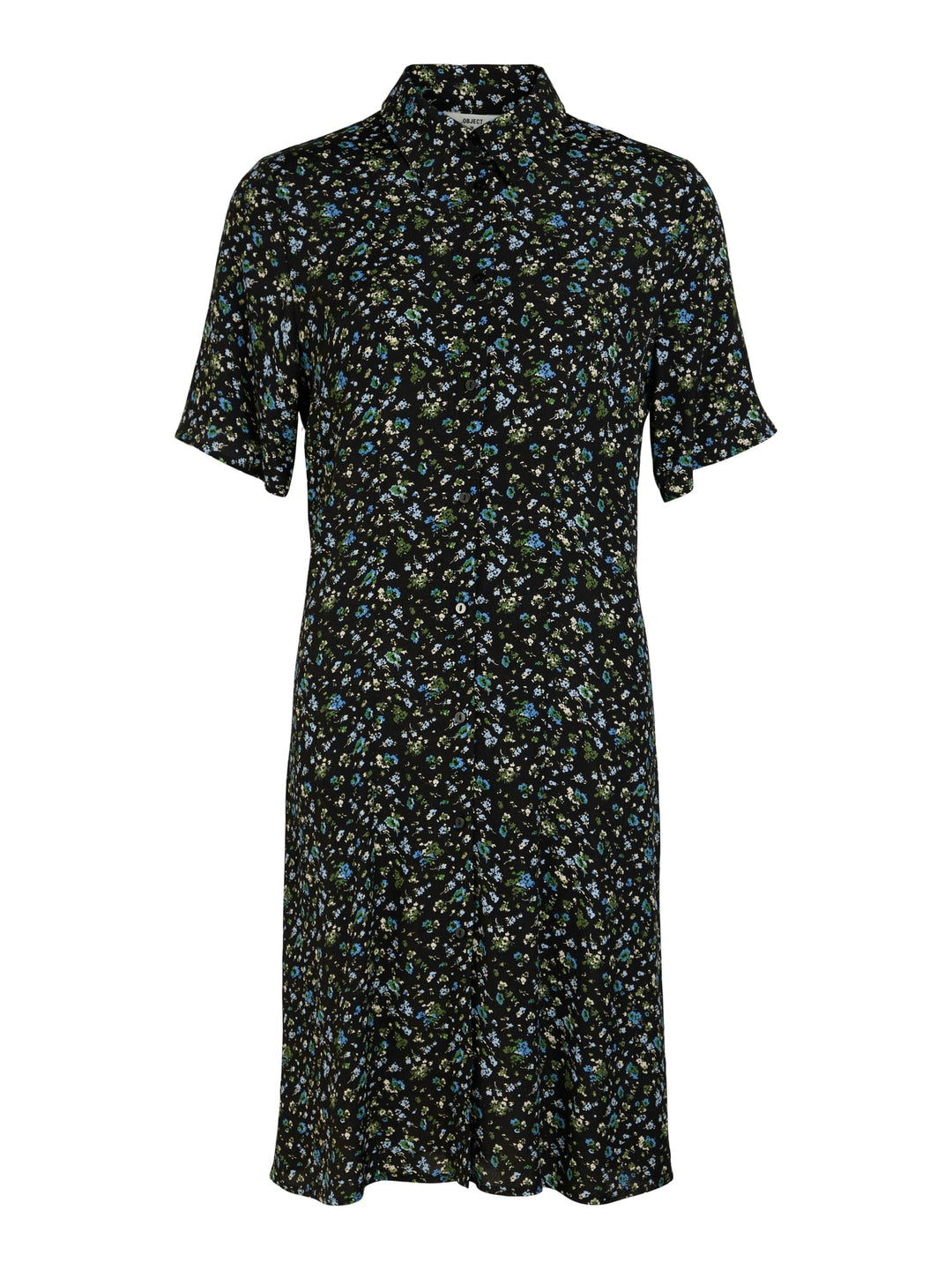 Object Collectors Item Janni jurk midi zwart dessin – dames