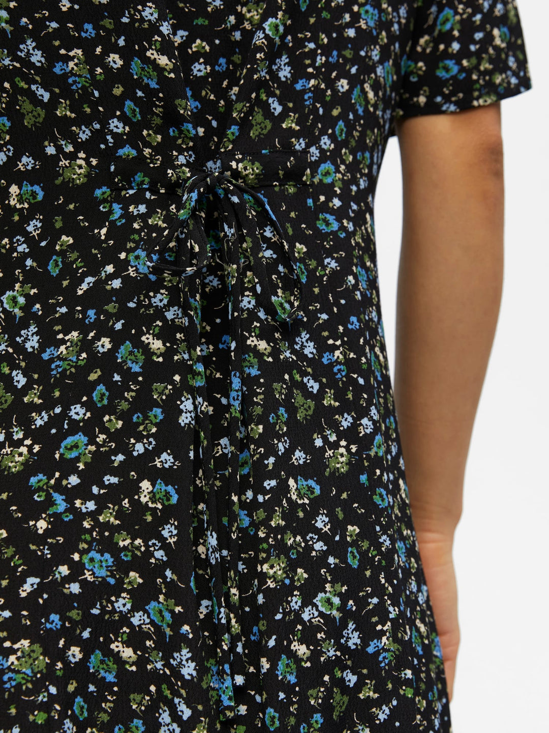 Object Collectors Item Janni jurk midi zwart dessin – dames