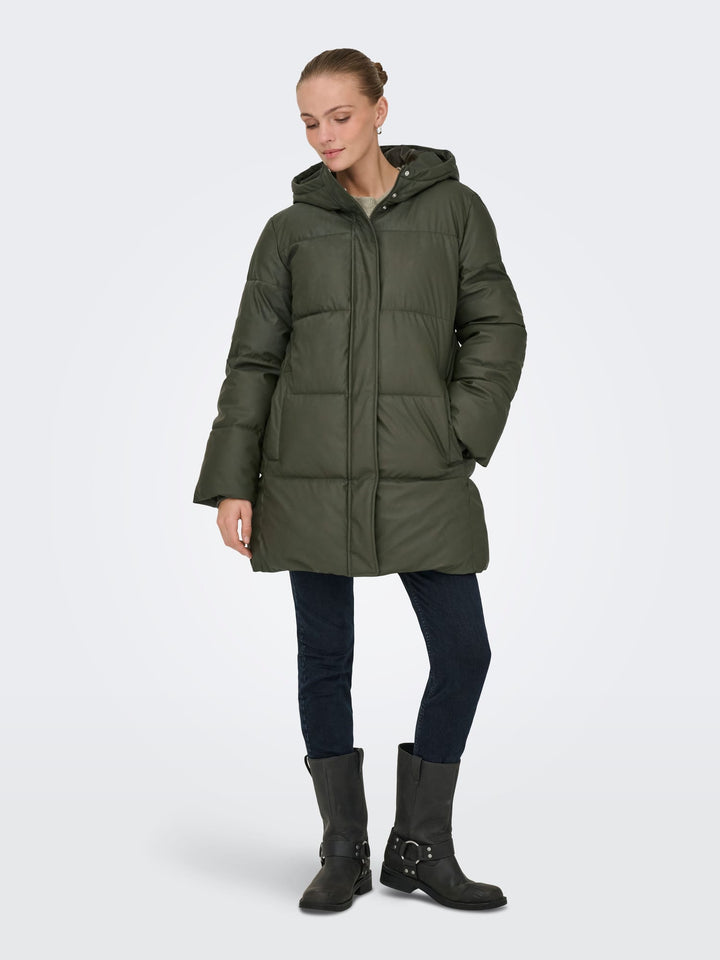 Jacqueline de Yong 15367650 Kamma winterjas bruin