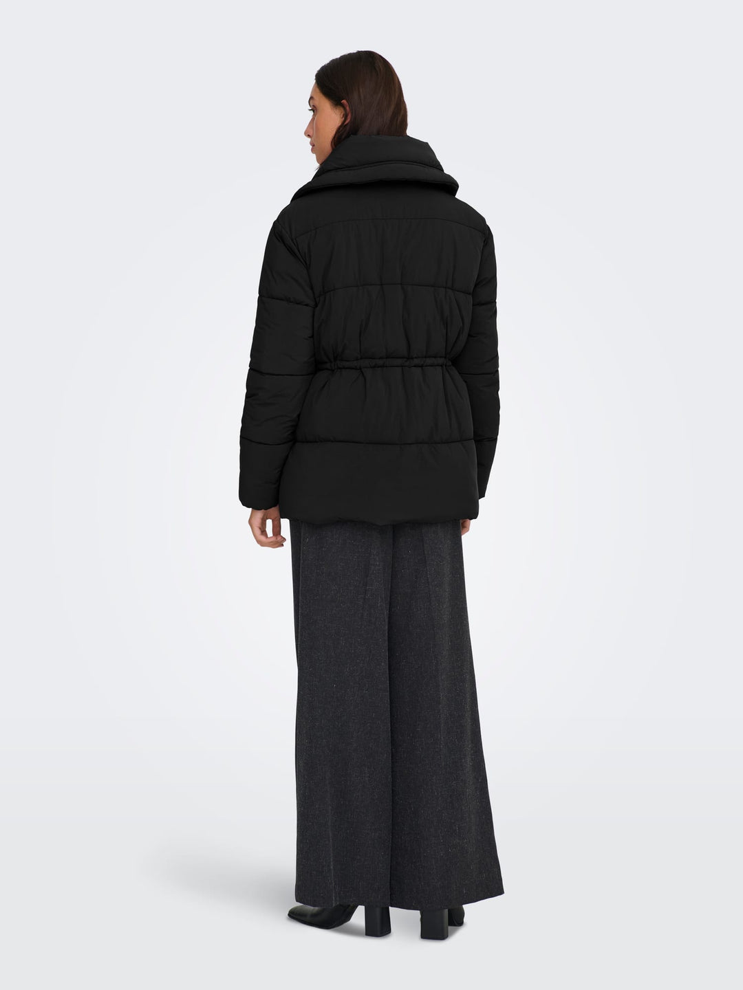 Only ONLLARA JACKET OTW zwart – winterjas dames