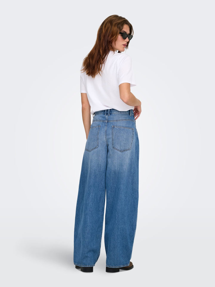 Only 15367620 Taylor jeans low croth-baggy fit – dames - Blue Denim - L32