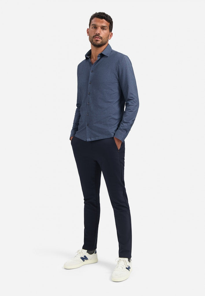 No excess overhemd l/m heren blue denim – casual stijl
