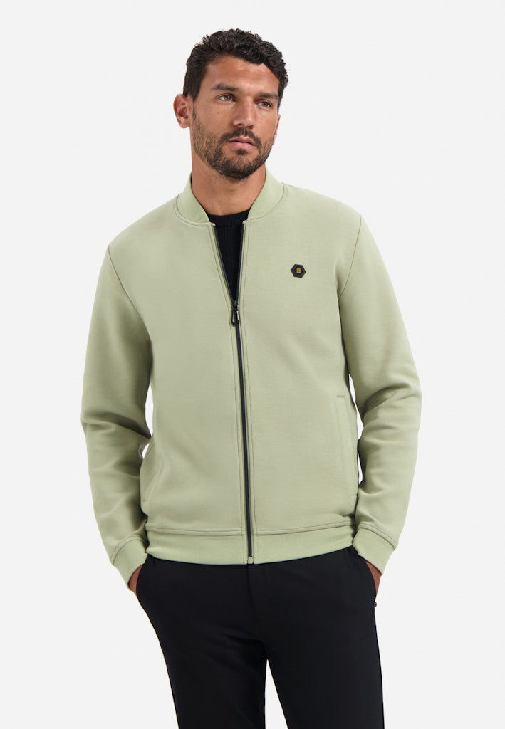 No Excess vest sweat heren olijf – 29100806SN