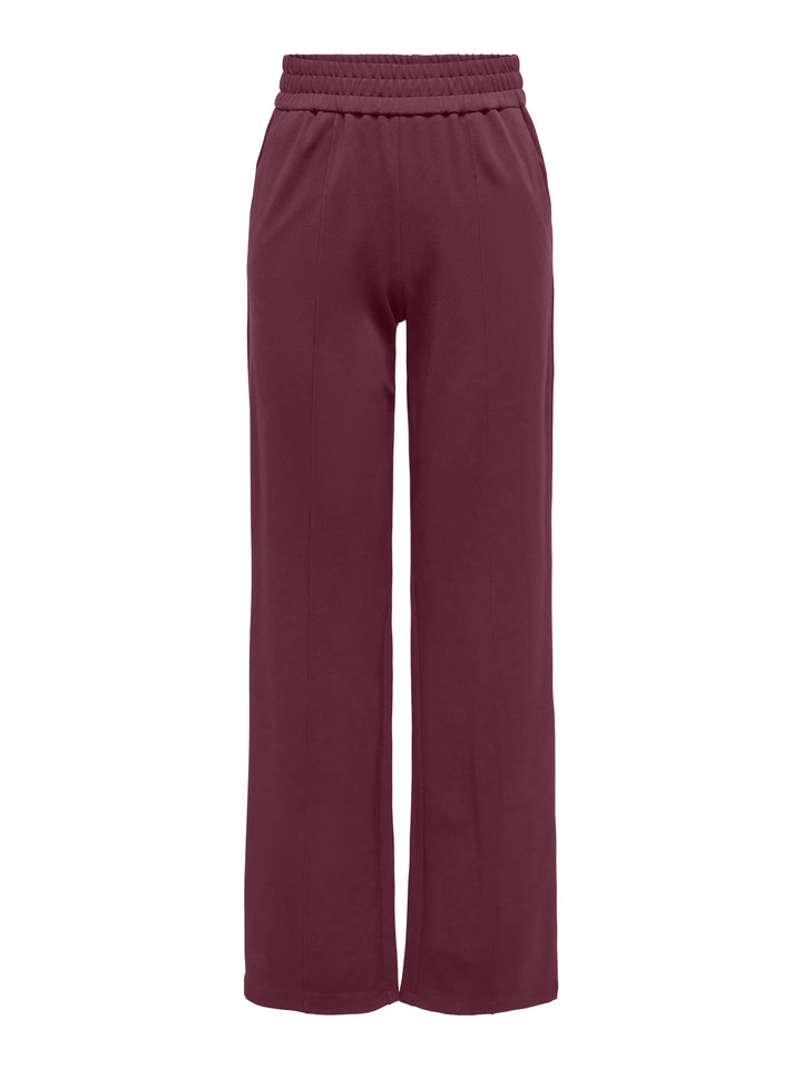 Only 15235076 Poptrash lange broek bordeaux – dames - L32
