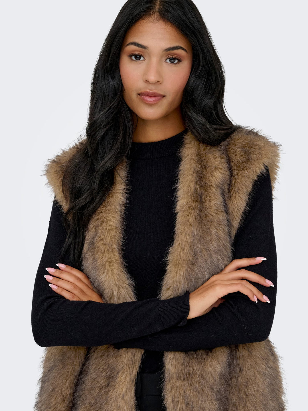 Only gilet dames bruin dessin – 15354308 Dawn