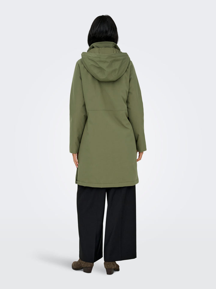 Only ONLKARA LIFE PARKA CC OTW – dames winterjas - Army