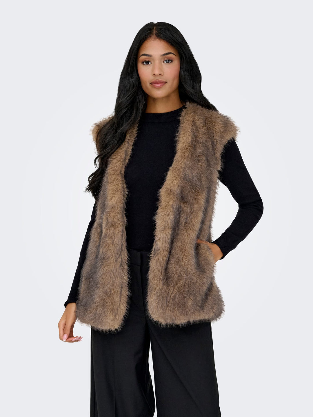 Only gilet dames bruin dessin – 15354308 Dawn