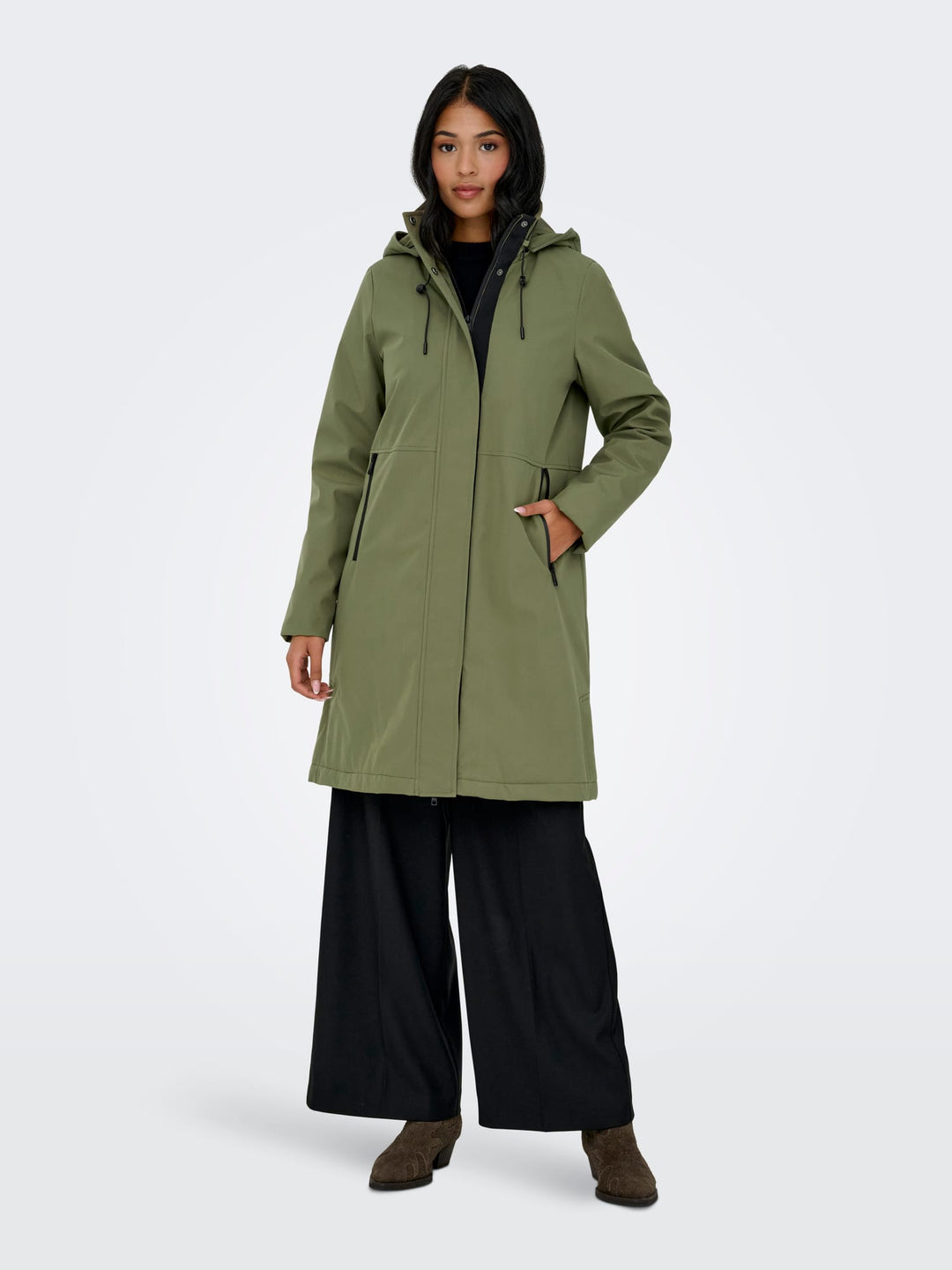 Only ONLKARA LIFE PARKA CC OTW – dames winterjas - Army