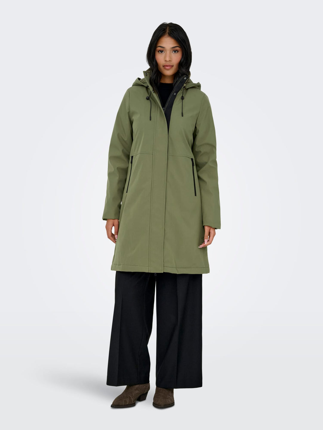 Only ONLKARA LIFE PARKA CC OTW – dames winterjas - Army