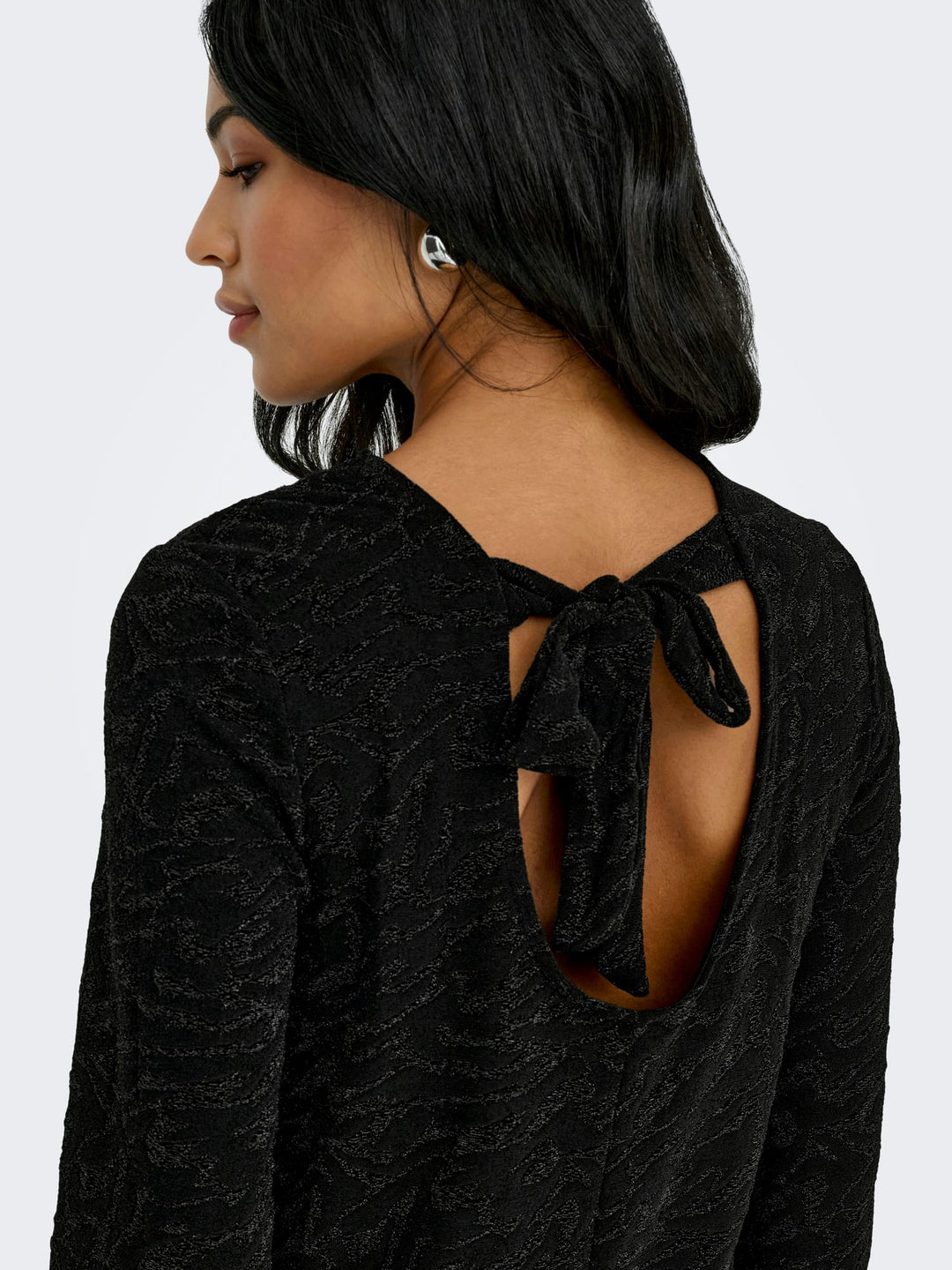 Only Carol blouse zwart – dames top l/m