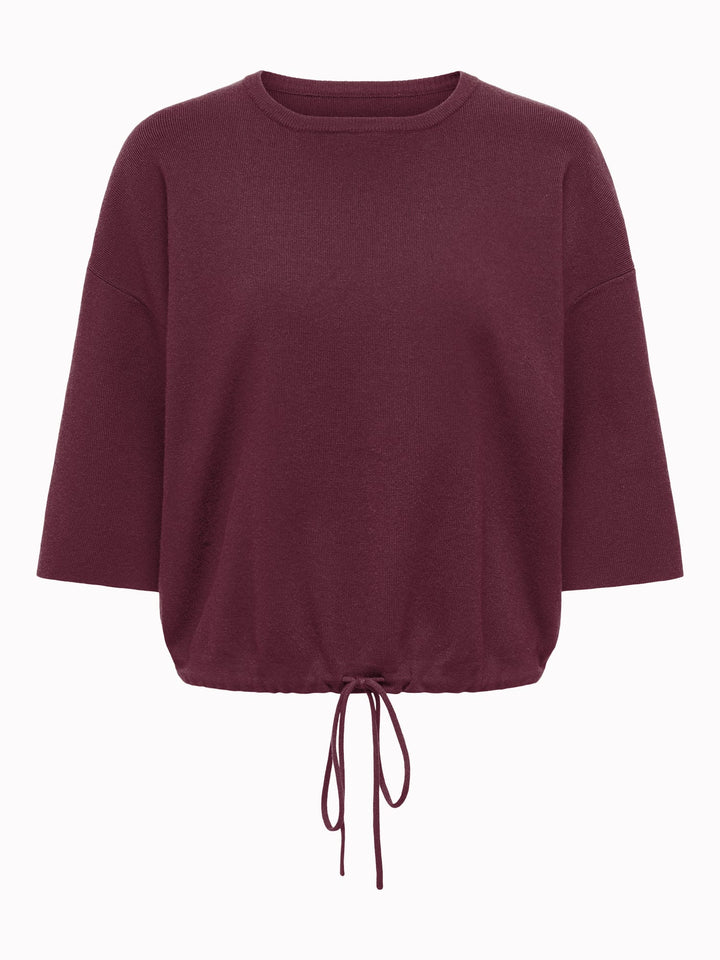 Only 15374939 Sitteri top l/m dames bordeaux