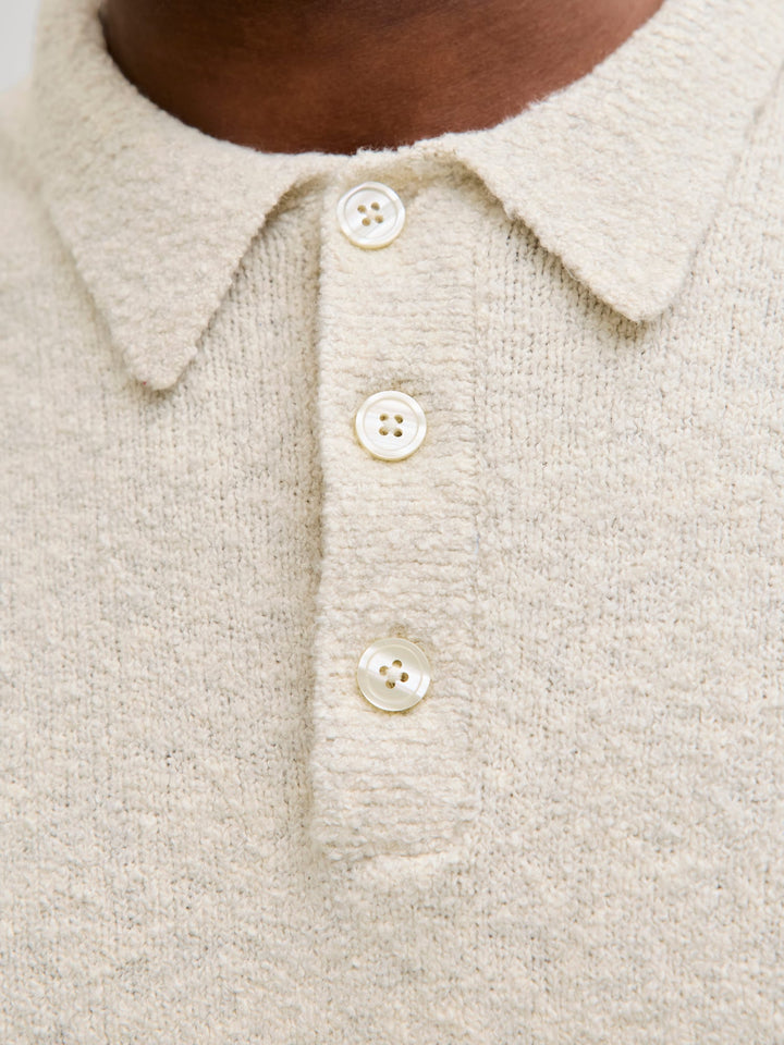 Jack & Jones Blamaverick polo l/m beige – heren