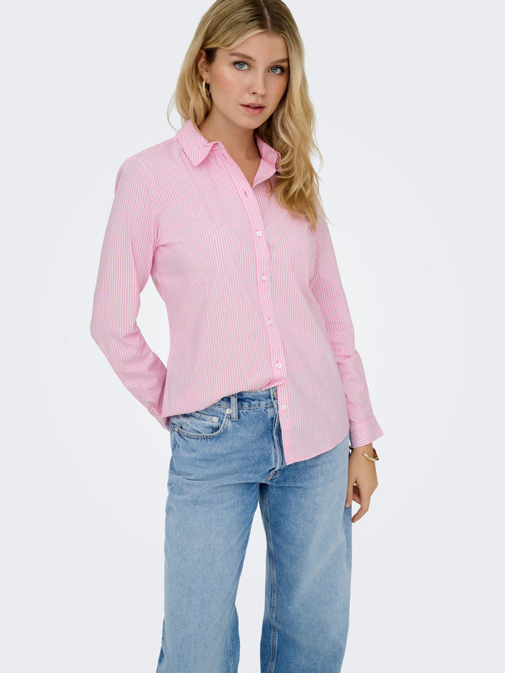 Jacqueline de Yong blouse 15149877 mio – dames - Roze Dessin